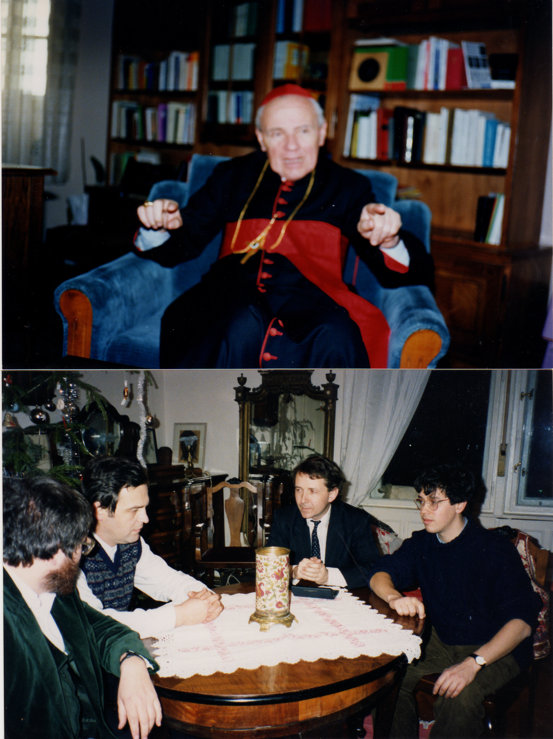 1989 Romainia with Cardinal Todea, imprisoned for many years by Ceaucescu, and Bishop Lazlo Tokes-62