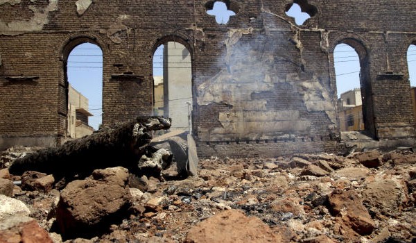 Degla’s ruined Church of the Virgin Mary, Egypt,  August 2013