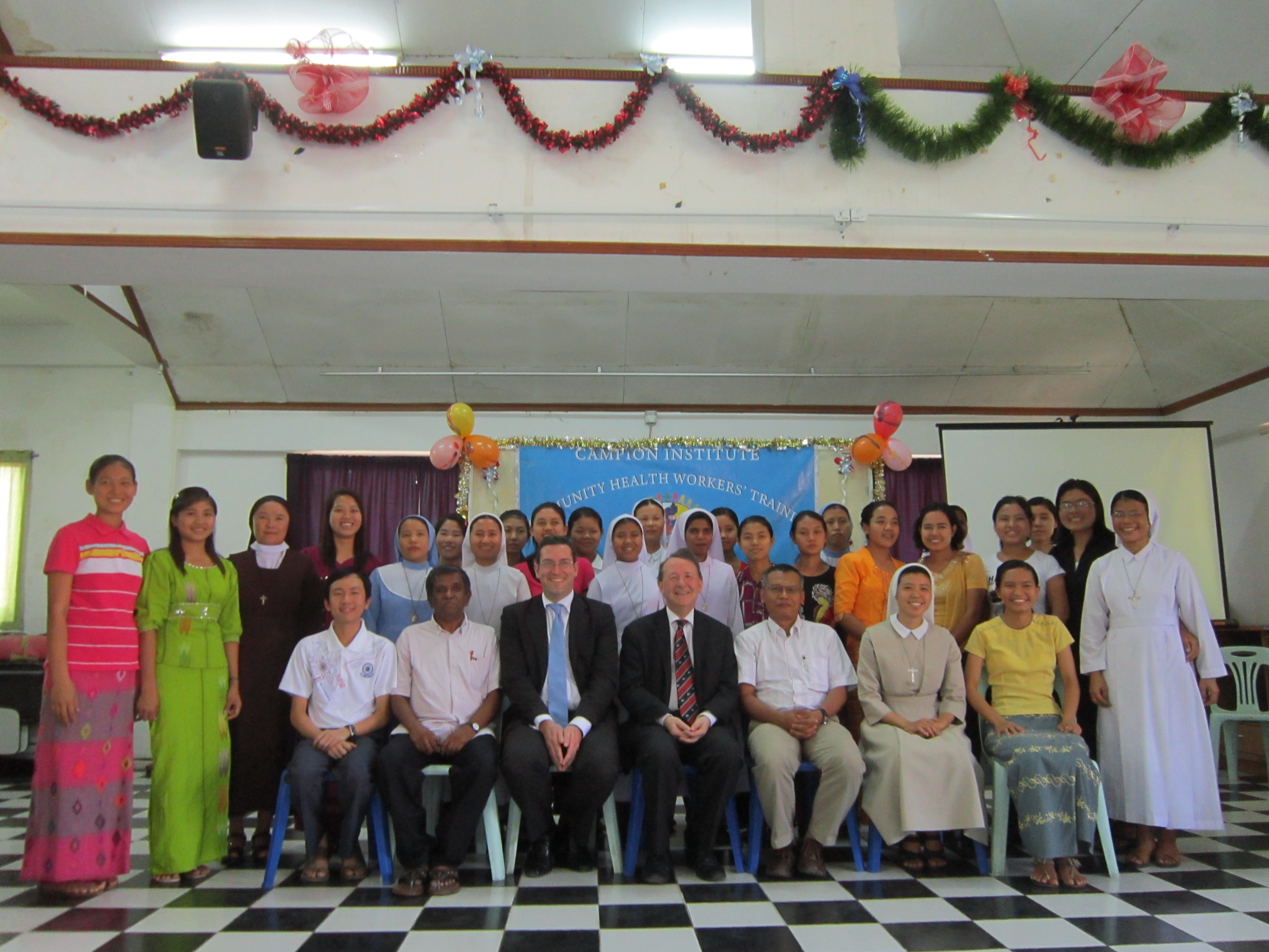 Award winners at Campion Institute, Rangoon.