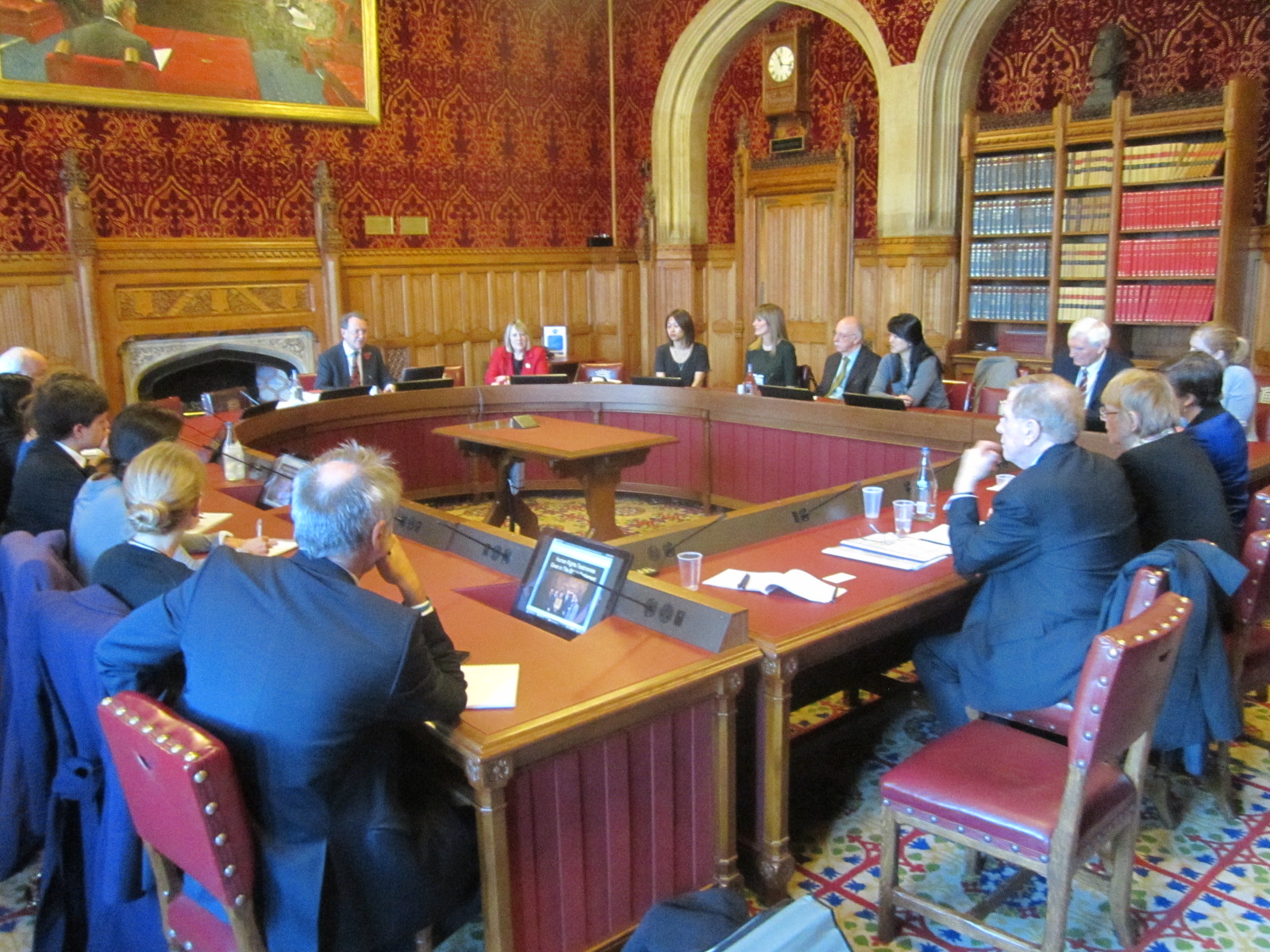 Meeting at the House of Lords with Mr.Justice Michael Kirby's Commission of Inquiry into Human Rights Abuses in North Korea.