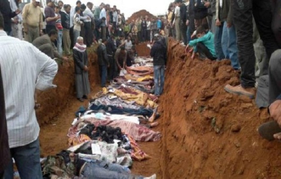 Mass graves of Christians discovered in Sadad in Syria