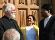 Dr.Joseph D'Souza with Archbishop Rowan Williams