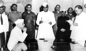 Nehru with Ambdekar