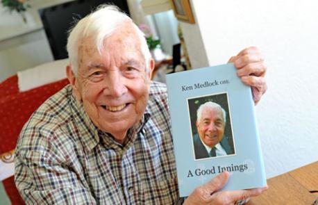 Ken Medlock's autobiography: A Good Innings" 