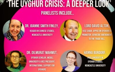 Webinar: The Uyghur Crisis – a deeper look. Thursday March 18th 2021