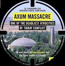 Government Questioned Today about massacre at Axum in Tigray, and allegations of crimes against humanity. In written replies it says it is unable to “verify reports that this includes the transfer of military equipment and money by the Government of Ethiopia to the Government of Eritrea”; “condemns the destruction of the Hitsats and Shimbella refugee camps in Tigray” and forced return of refugees would contravene the 1951 Refugee Convention; and says ” We are keeping the provision of aid to Ethiopia under constant review.”